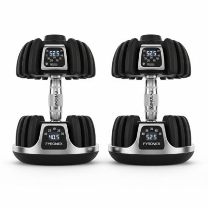Fyronex Adjustable Dumbbells Set | 5-52.5 lbs Steel Weights for Home Gym