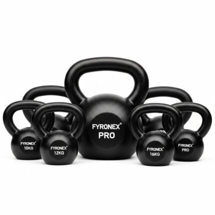 Fyronex Pro Cast Iron Kettlebell Set | Home Gym Functional Fitness Weights
